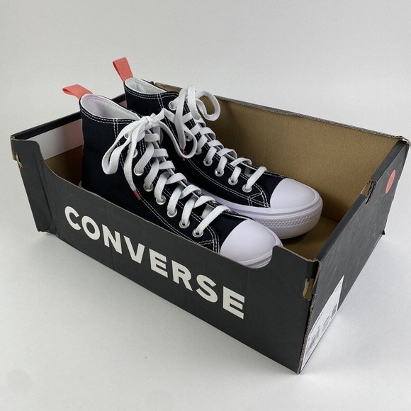 Converse All Star Move Hi Platform Sneakers Black/Pink Kids Size 6 Brand New - Picture 16 of 16